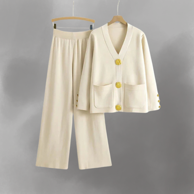 CELESTE - Lyxigt stickat set