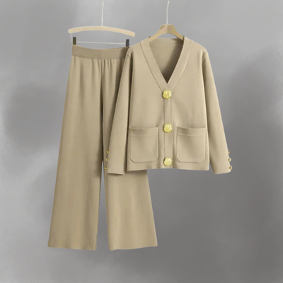 CELESTE - Lyxigt stickat set